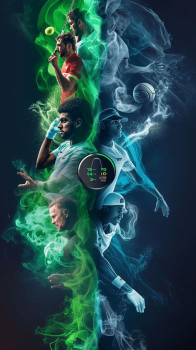 Vibrant Sports Montage