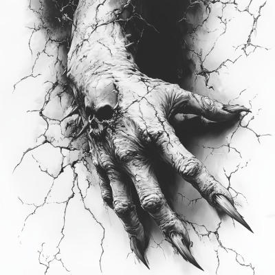 Demon Hand Illustration