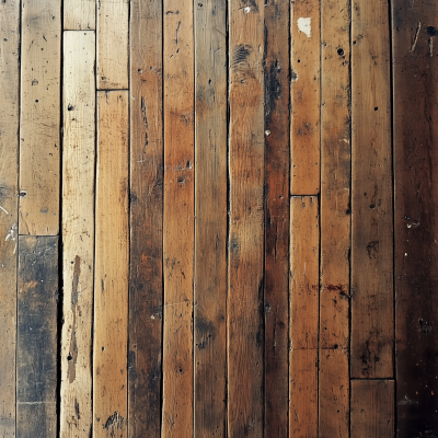 Aerial View of Wooden Floor