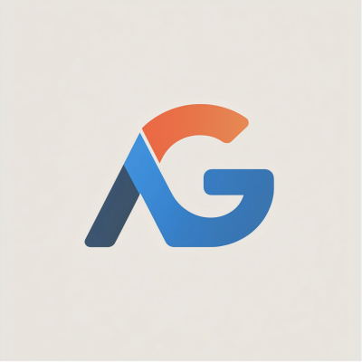 AG Flat Design Logo
