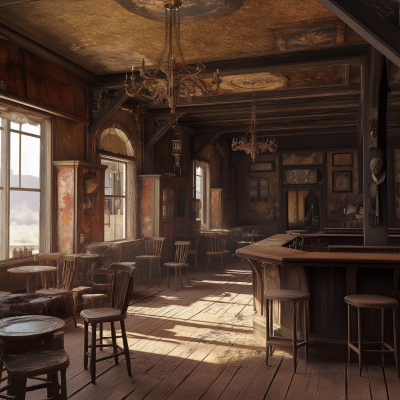 Western Saloon Concept Art