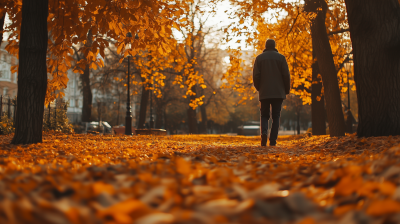 Autumn Park Leaves