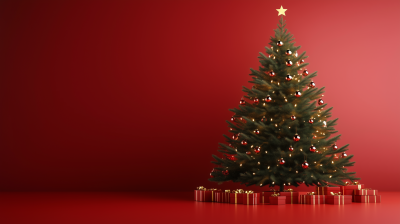 Christmas Tree with Copy Space