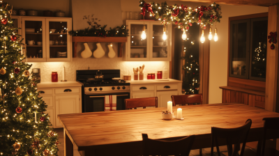 Cozy Holiday Kitchen