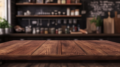 Wood Table Top Mockup