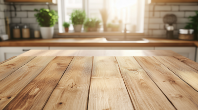 Wooden Table Mockup
