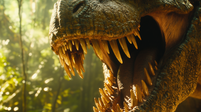 Close Up T Rex Teeth