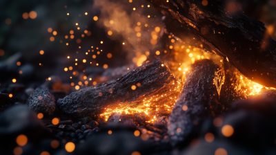 Campfire Under the Stars