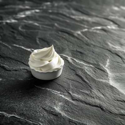 Sour Cream on Slate Countertop