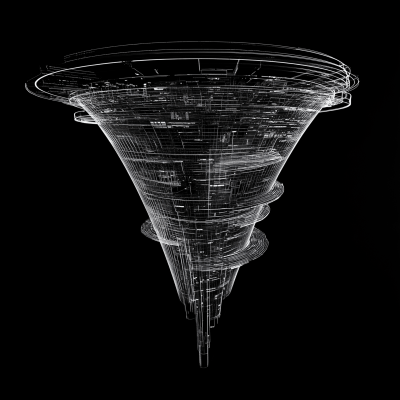 Cyberpunk Circuit Vortex