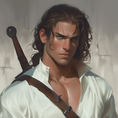 Medieval Warrior Portrait