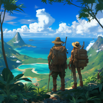 Eco Adventurers in a Tropical Paradise
