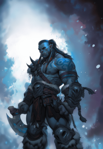Handsome Orc in Armor