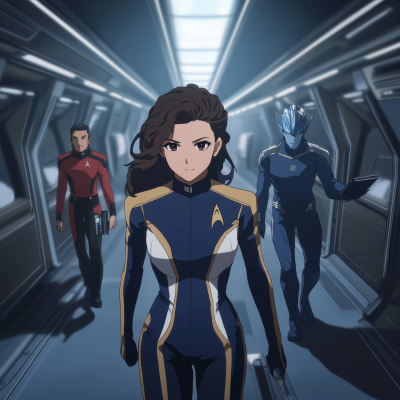 Anime Starship Crew