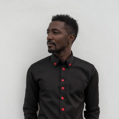 Portrait of a Stylish Black Man