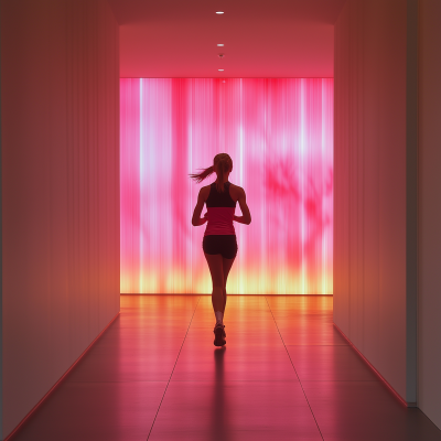 Sporty Woman Silhouette