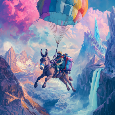 Heroic Donkey’s Sky Dive