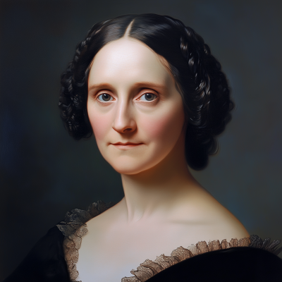Portrait of Mary Shelley