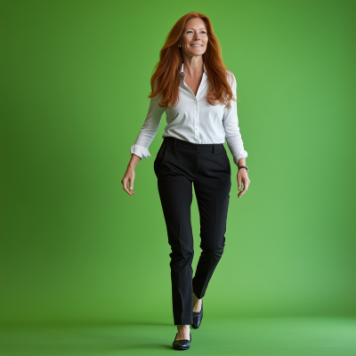 Business Woman Walking