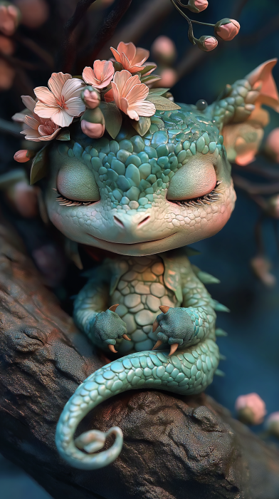 Cute Baby Dragon
