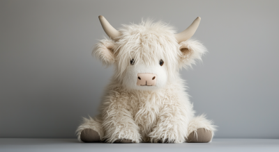 Fluffy Highland Cow Toy