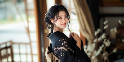 Smiling Japanese Woman