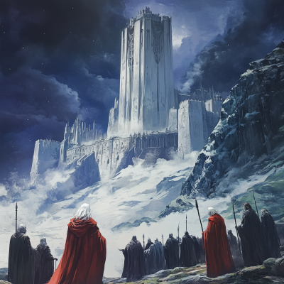 Gandalf Confronts Sauron