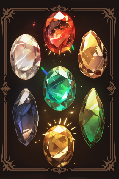 Colorful Gemstone Collection