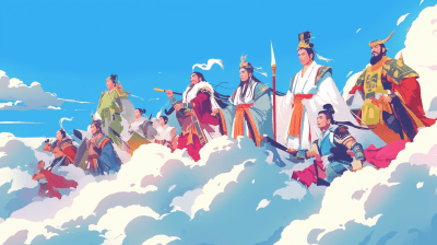 Immortals on the Clouds