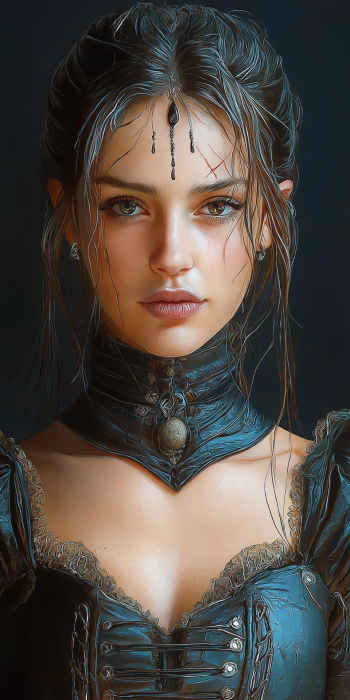 Sinister Vampire Portrait