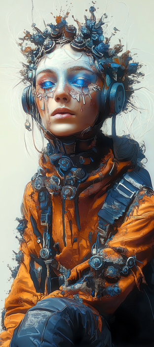 Colorful Full Body Portrait