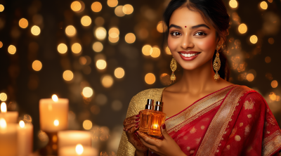 Festive Indian Woman Portrait