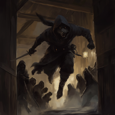 Shadowy Werewolf Thief