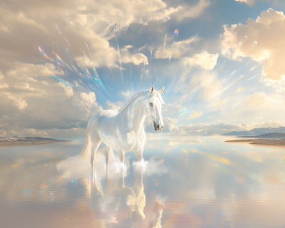Futuristic Dressage Horse