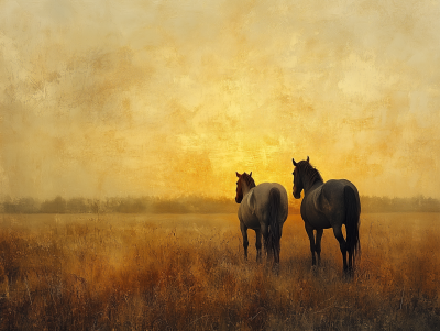 Autumn Horses