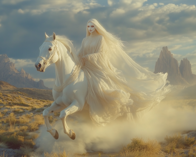 Ghost Rider in the Desert