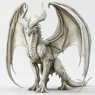 Elegant Dragon Illustration