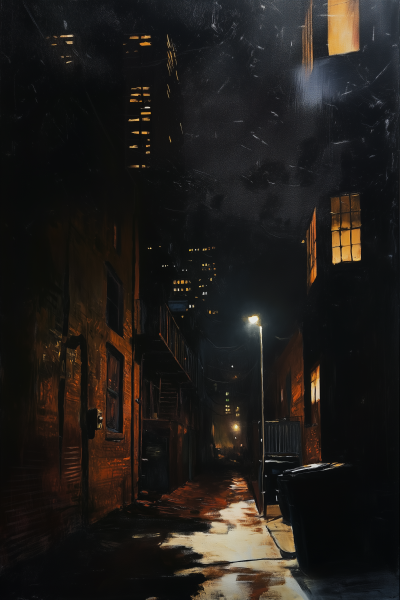 Mysterious Night Alley