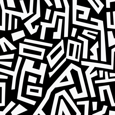 Geometric Edgy Abstract Pattern