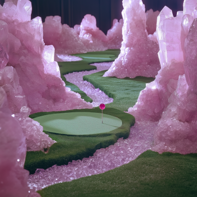 Crystalized Pink Golf Course