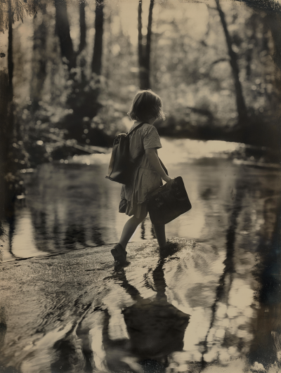 Young Girl with Carry