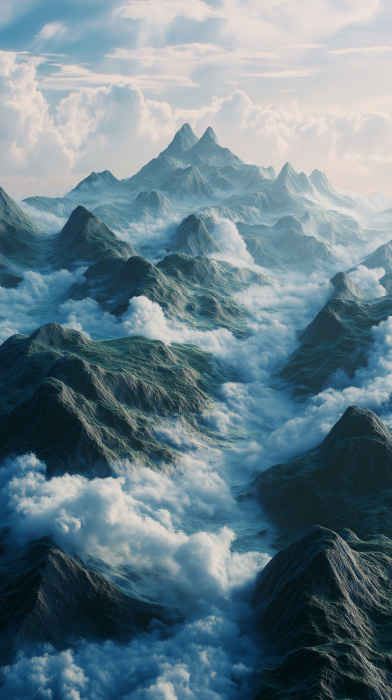 3D Mountains Landscape