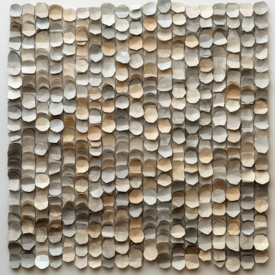 Origami Coins Arrangement