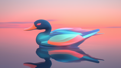 Futuristic Wild Duck