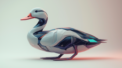 Futuristic Wild Duck