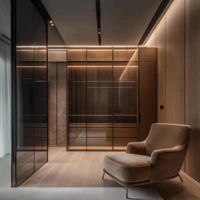 Minimal Walking Closet