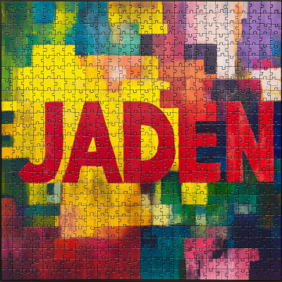 Colorful Puzzle with JADEN