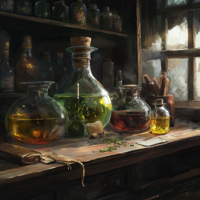 Potions in the Witcher School