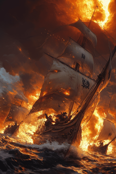 Redwall Pirate Ship Battle