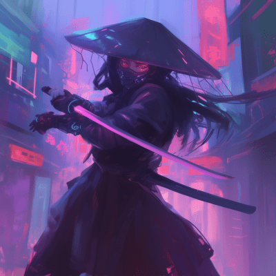 Cyberpunk Samurai